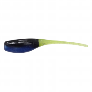 Image of Southern Pro Stinger Shads | Black/Blue/Chartreuse Sparkle; 2 in.