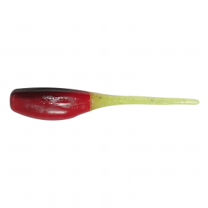 Image of Southern Pro Stinger Shads | Black/Red/Chartreuse Sparkle; 2 in.