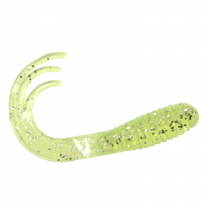 Image of Southern Pro Triple Tip Grubs | Chartreuse Sparkle; 2 in.