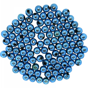 Image of Dutch Fork Premium Beads | Metallic Blue; 6 mm