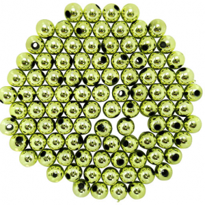 Image of Dutch Fork Premium Beads | Metallic Chartruese; 6 mm