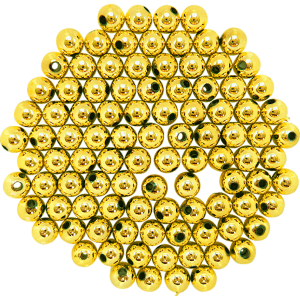 Image of Dutch Fork Premium Beads | Metallic Gold; 6 mm