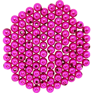 Image of Dutch Fork Premium Beads | Metallic Purple; 6 mm
