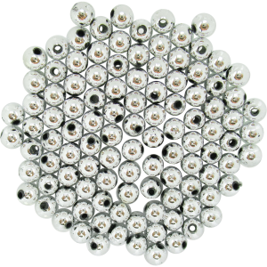 Image of Dutch Fork Premium Beads | Metallic Silver; 6 mm
