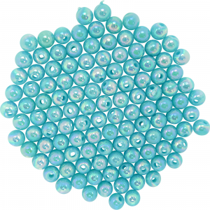 Image of Dutch Fork Premium Beads | Pearl Baby Blue; 6 mm