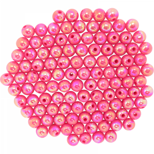 Image of Dutch Fork Premium Beads | Pearl Dark Pink; 6 mm