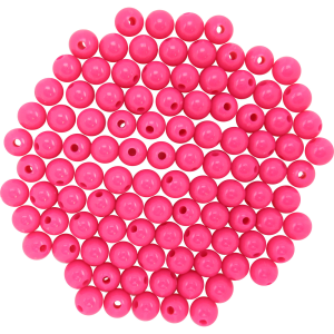Image of Dutch Fork Premium Beads | Solid Pink; 6 mm