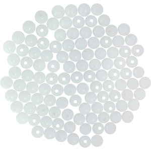 Image of Dutch Fork Premium Beads | Solid White; 6 mm