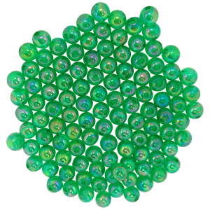 Image of Dutch Fork Premium Beads | Transparent Pearl Green; 6 mm