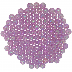 Image of Dutch Fork Premium Beads | Transparent Pearl Light Purple; 6 mm