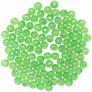 Image of Dutch Fork Premium Beads | Transparent Pearl Lime; 6 mm