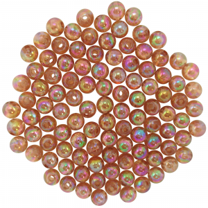 Image of Dutch Fork Premium Beads | Transparent Pearl Root Beer; 6 mm