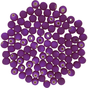 Image of Dutch Fork Premium Beads | Neon Purple; 6 mm