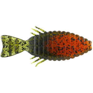 Image of Deps Bull Flat | Green Pumpkin Orange; 3.8 in.