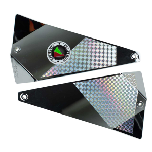 Image of Shortbus Triangle Flasher | Dipped Silver Bullet; 8 in.