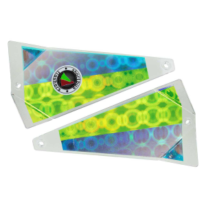 Image of Shortbus Triangle Flasher | Chartreuse Twist Hunter; 8 in.