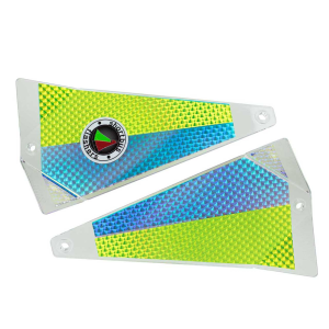 Image of Shortbus Triangle Flasher | Chartreuse Hunter; 8 in.