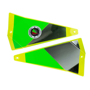 Image of Shortbus Triangle Flasher | Green Twisted Addiction; 8 in.