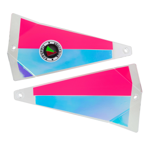 Image of Shortbus Triangle Flasher | Pink Lady; 8 in.