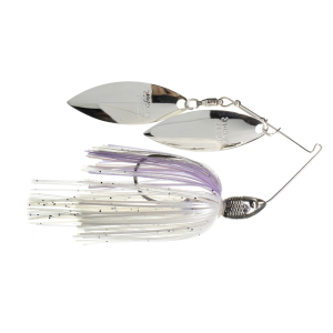 Image of Nichols Lures Catalyst Double Willow Spinnerbait | Dirty Jigs Purple Haze; 1/2 oz.