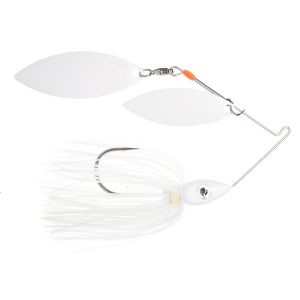 Image of Nichols Lures Pulsator Metal Flake Double Willow Spinnerbait | Blue Shad White Blue; 1/2 oz.