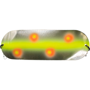 Image of Character Lures Dodger | Chartreuse Affliction; 6 1/4 in.