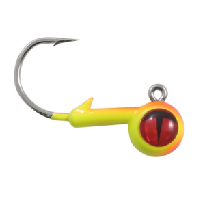 Image of Northland Tungsten Short Shank Jig Head | Sunrise; 1/16 oz.