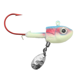 Image of Northland Thumper Spin Jig Head | Glow Rainbow; 1/4 oz.