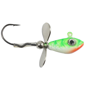 Image of Northland Whistler Jig | UV Glo Perch; 1/8 oz.