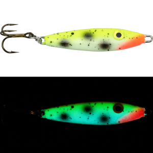 Image of Moonshine Lures Shiver Spoon | Yeller Goby; 1/4 oz.