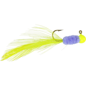 Image of Strike King Mr. Crappie Slab Daddy Live Hair Jig | Sexy Shiner; 1/16 oz.