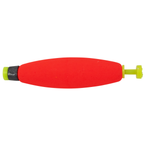 Image of Thill Foam Cigar Weighted Float - Snap On | Red; 2 1/2 in.