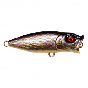 Image of Megabass Baby Pop-X | GG Deadly Black Shad Il; 2 in.