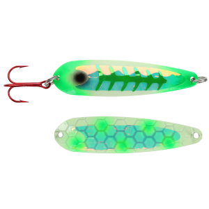 Image of Dreamweaver DW Spoon | Exclusive Color - Green Jeans Glow UV; 3 3/4 in.