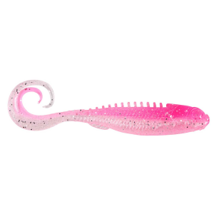 Image of Northland Eye-Candy Grub | Pink Silver; 3 in.