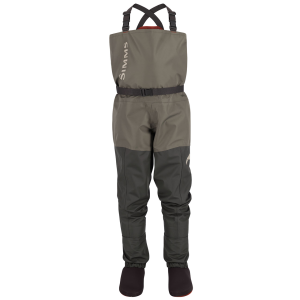 Image of Simms Kid's Tributary Stockingfoot Chest Waders | Basalt; M