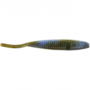 Image of Yamamoto Shad Shape Worm | Blue Craw; 3 in.