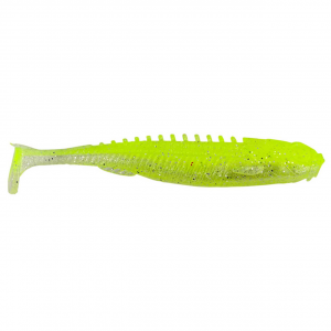 Image of Northland Eye-Candy Paddle Shad | Chartreuse Shad; 3 1/2 in.