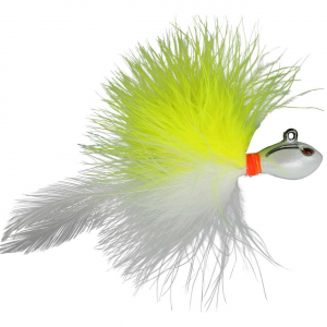 Image of SPRO RkSTAR Salmon Jig | Chartreuse/White/White; 1/2 oz.