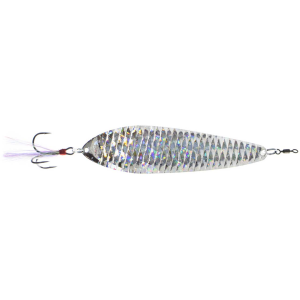 Image of Nichols Lures Bass Mafia Big Larry Spoon | Shattered Glass Silver; 2.5 oz.
