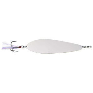 Image of Nichols Lures Bass Mafia Big Larry Spoon | Snow White; 2.5 oz.