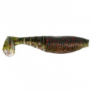 Image of Yamamoto Baits Kickin Zako Paddletail Swimbait | Blue Craw; 4 in.