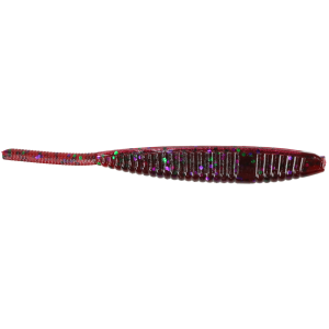 Image of Yamamoto Shad Shape Worm | Plum Candy; 3.75 in.