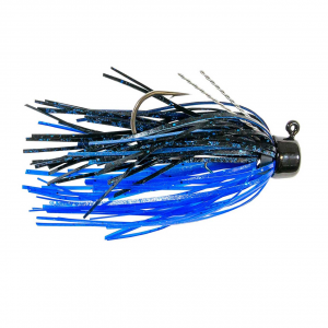 Image of Z-Man ShroomZ Micro Finesse Jig | Black Blue Flake; 1/8 oz.