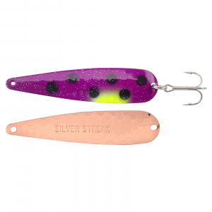 Image of Silver Streak Mini Spoon | Purple Boxer; 3 1/4 in.