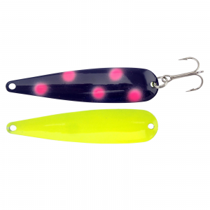 Image of Silver Streak Mini Spoon | Muffin/Chartreuse Back; 3 1/4 in.