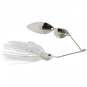 Image of Z-Man SlingBladeZ Colorado/Willow Spinnerbait | Pearl Ghost; 1/2 oz.