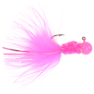 Image of Crappie Killer Marabou Jigs | Pink Lady; 1/16 oz.