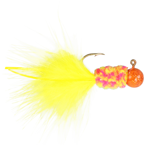 Image of Crappie Killer Marabou Jigs | Electric Chicken; 1/8 oz.