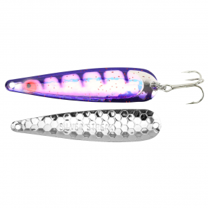 Image of Silver Streak Mini Spoon | Exclusive Color - UV Purple Baitfish; 3 1/4 in.